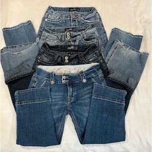 LOT/4 WOMEN’S DENIM-2JEANS/2CAPRIS